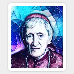 John Henry Newman Snowy Portrait | John Henry Newman Artwork 13 Sticker